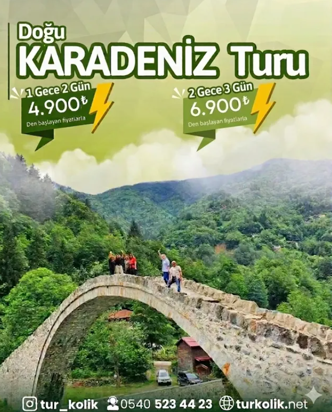 DOĞU KARADENİZ TURU - 2 GECE-3 GÜN-